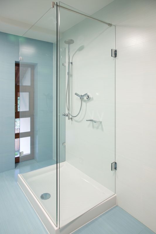 Open-Concept Shower Area